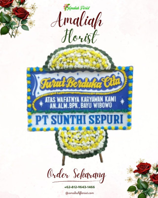 Papan Bunga Duka di Okbab