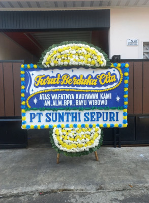 Papan Bunga Duka di Okbab