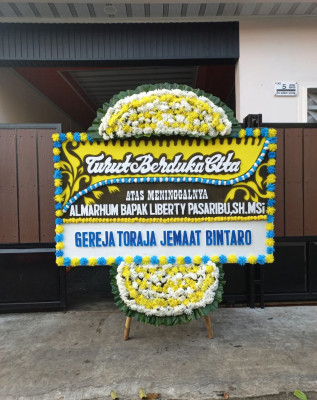 Papan Bunga Duka di Okbab